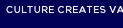 Culture Creates Values